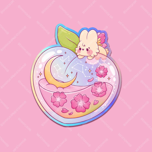 Magical Peach Sticker