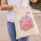 Juice Box Canva Tote Bag