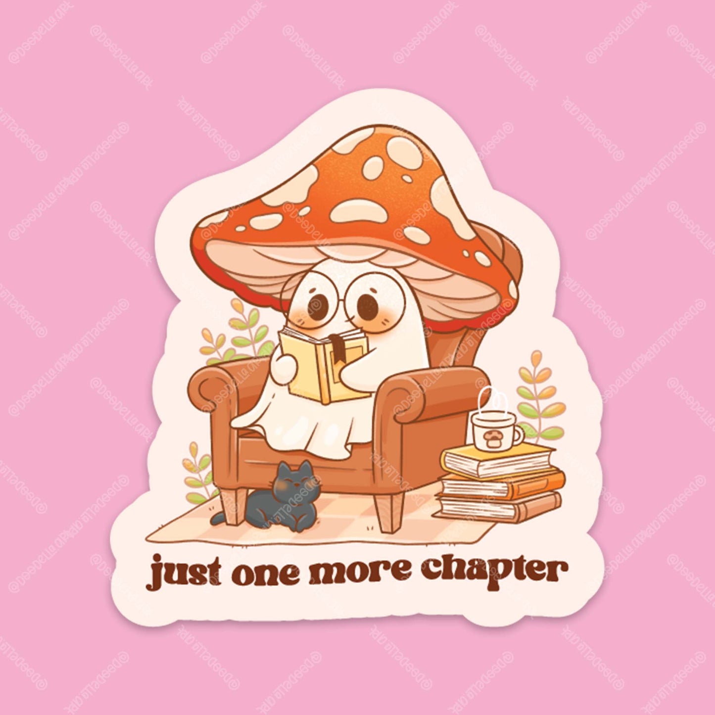 One More Chapter Mushroom Sticker