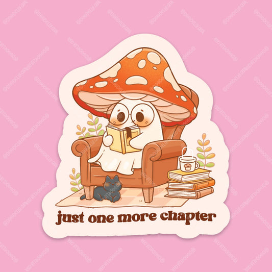 One More Chapter Mushroom Sticker