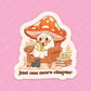 One More Chapter Mushroom Sticker