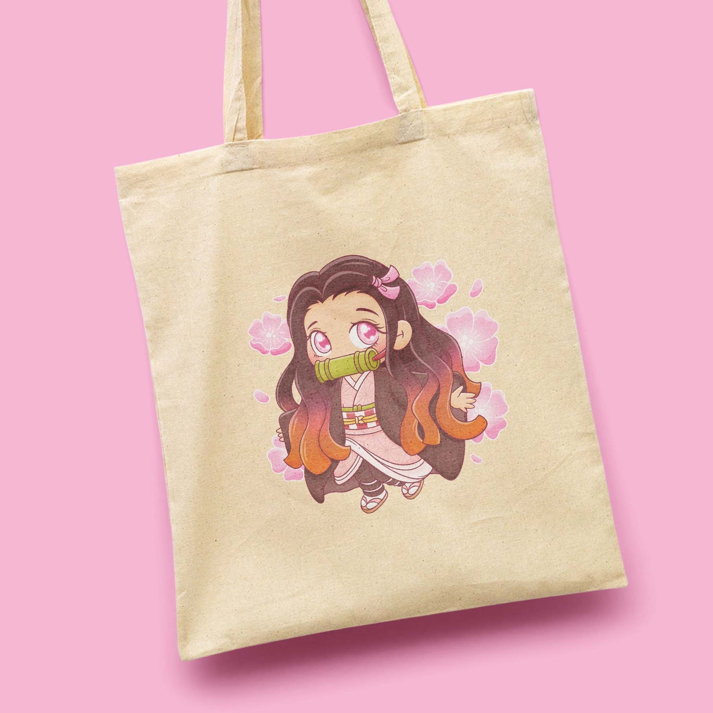 Nezuko Canvas Tote Bag