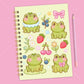 Summer Froggies Spiral Notebook