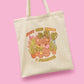 Just One More Plant Teddy Bear Canva Tote Bag