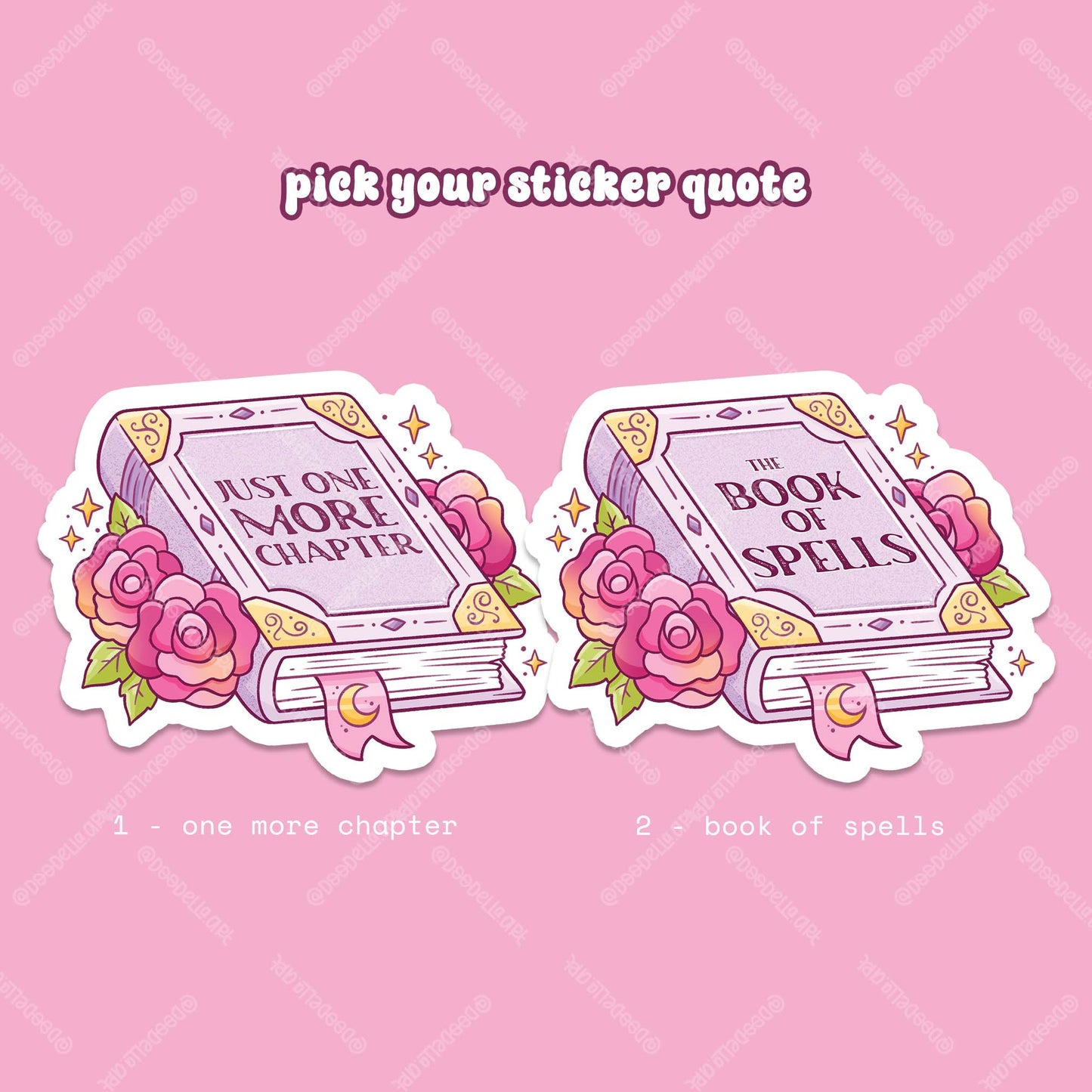 The Book of Spells or One More Chapter Sticker