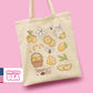 Squeeze the Day Lemon Cotton Canvas Tote Bag