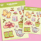 Froggy Garden Sticker Sheet - April 2024