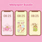 Tea Party Phone Wallpaper Bundle - August 2024