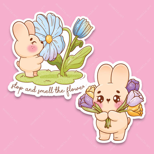 Spring Flowers Stickers - March 2024