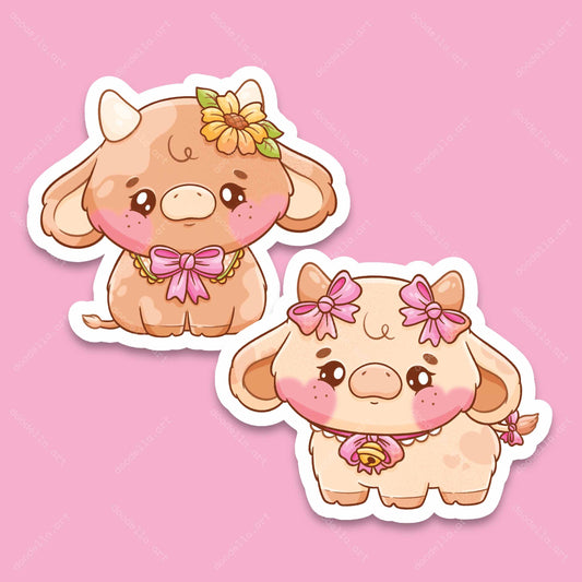 Coquette Cows Stickers - May 2024