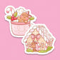 Coquette Hot Chcocolate & Gingerbread House Stickers - November 2024