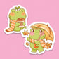 Fall Froggies Stickers - October 2024