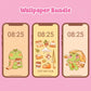 Fall Froggy Phone Wallpaper Bundle - October 2024