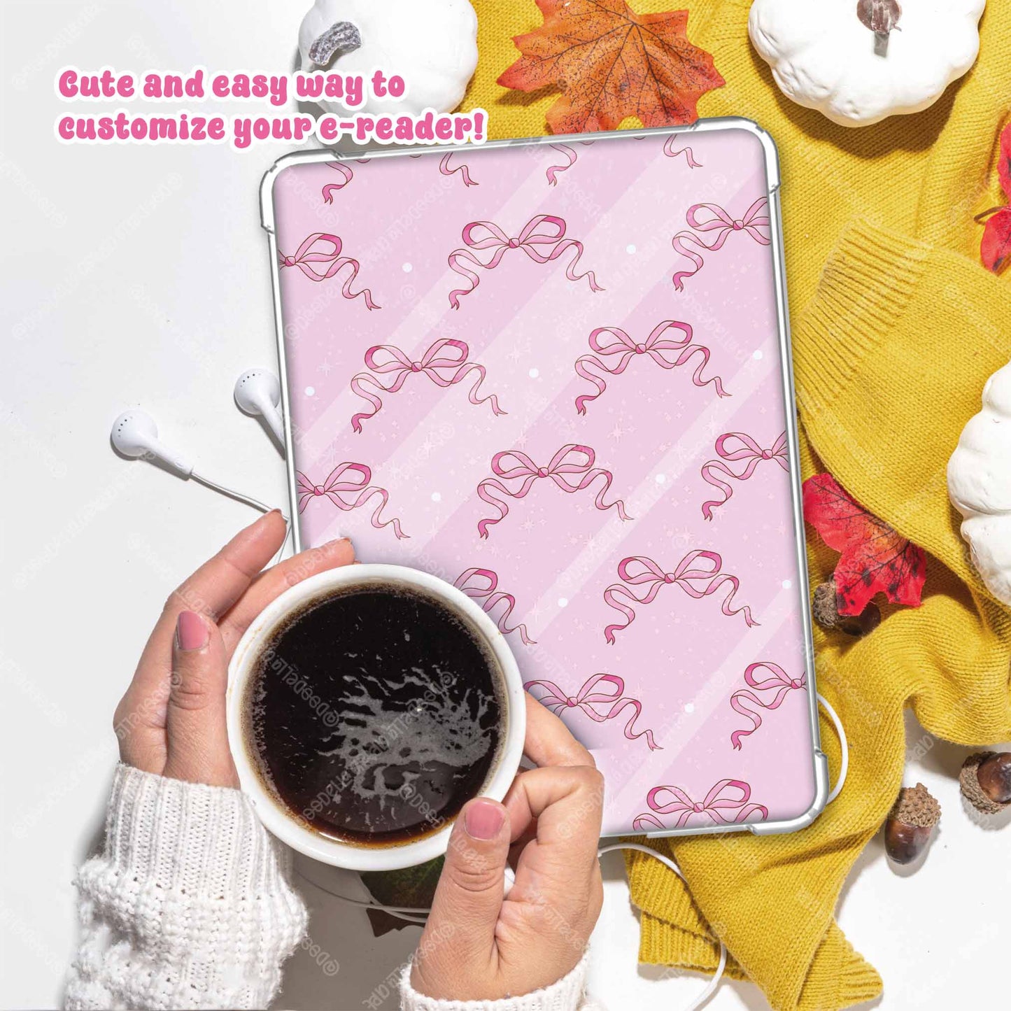 Pink Coquette Bows Kindle Insert