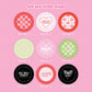 Bookish Phone Grip Sticker Set