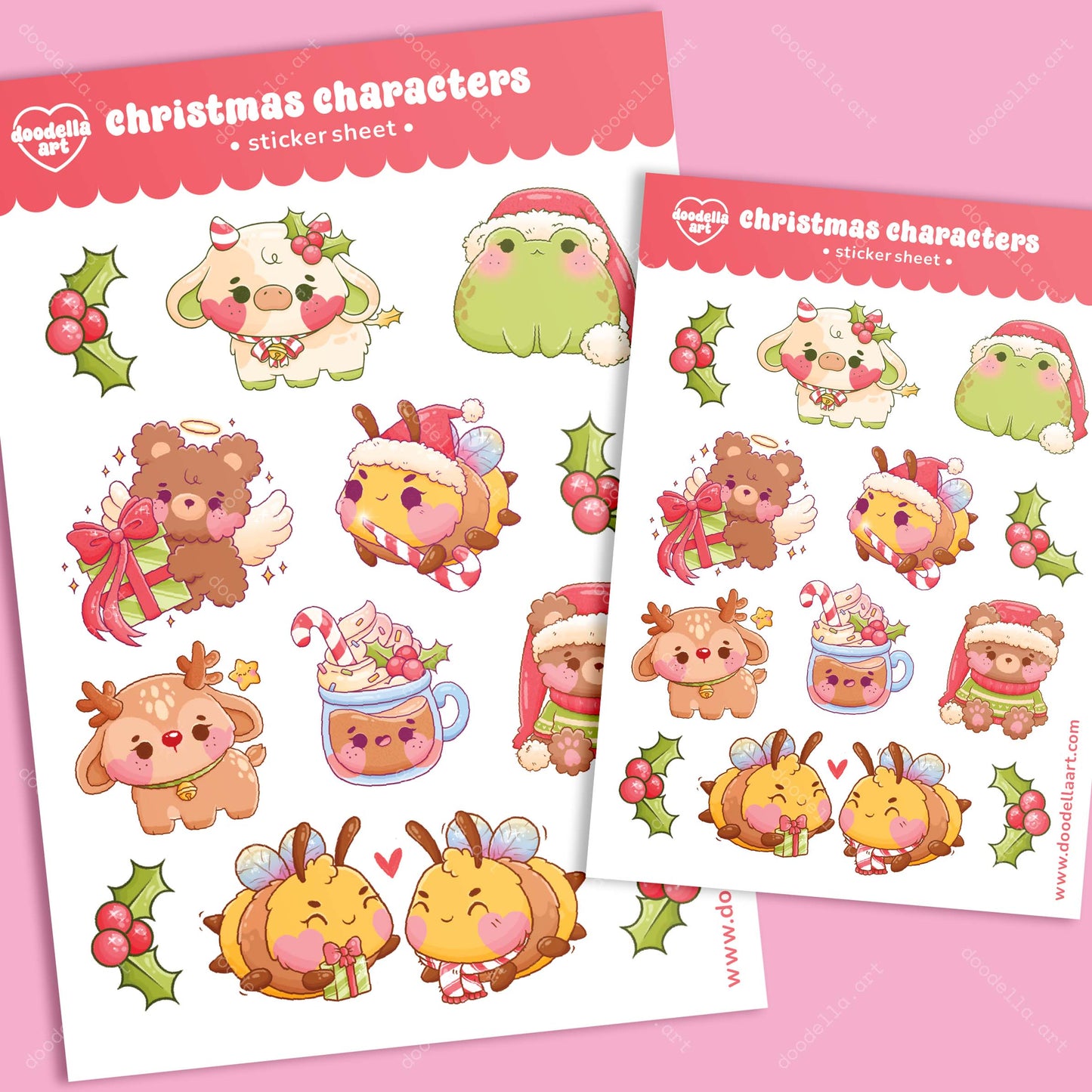Christmas Characters Sticker Sheet