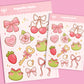 Coquette Vibes Sticker Sheet