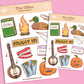 The Office TV Show Sticker Sheet