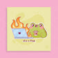 This is Fine Frog Art Print