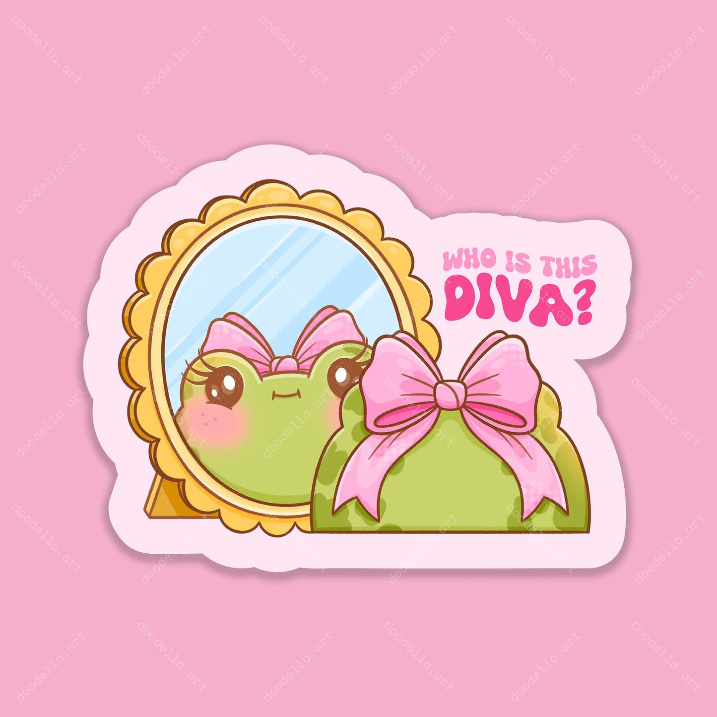 Who is This Diva Sticker