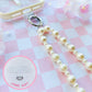 Beaded Pearl Phone Wristlet + Free Gift