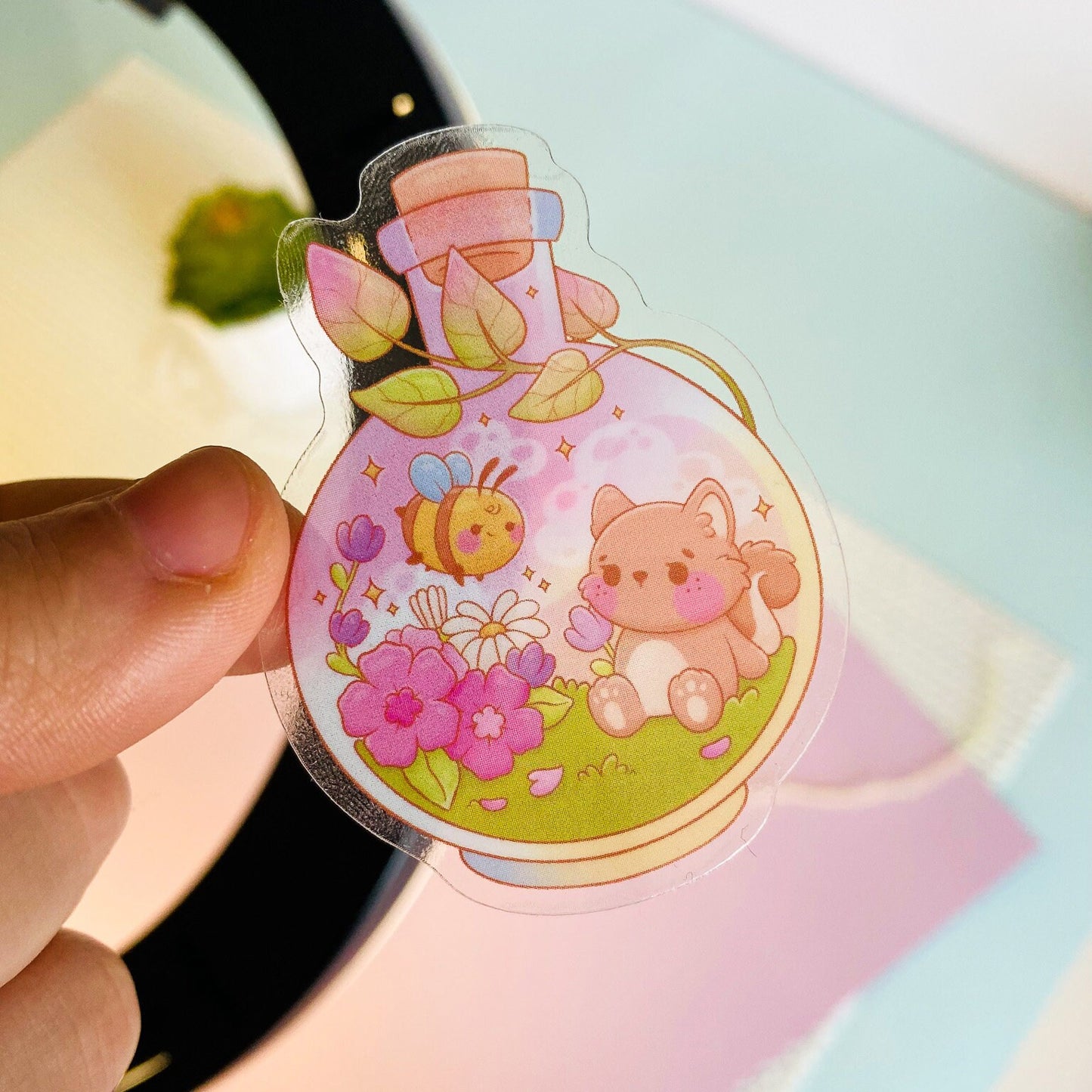 Garden Potion Bottle Sticker