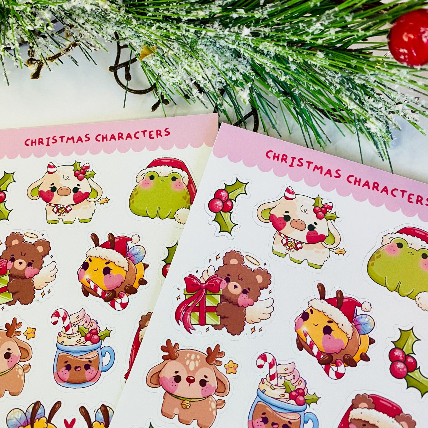 Christmas Characters Sticker Sheet