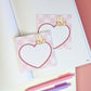 Printable Teddy Bear and Bunny Heart Memo Pads