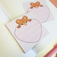 Handmade Teddy Bear and Bunny Memo Pads