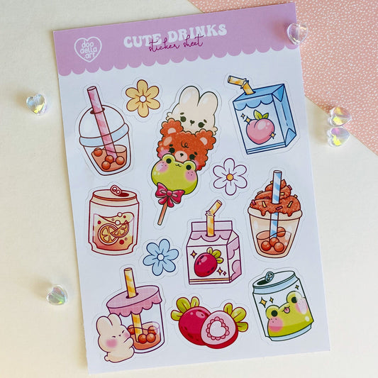 Drinks and Snacks Sticker Sheet