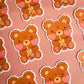 Milk Boba Tea Teddy Bear Sticker