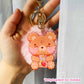 Strawberry Milk Bear Acrylic Keychain