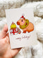 Cappy Holidays Christmas Greeting Card