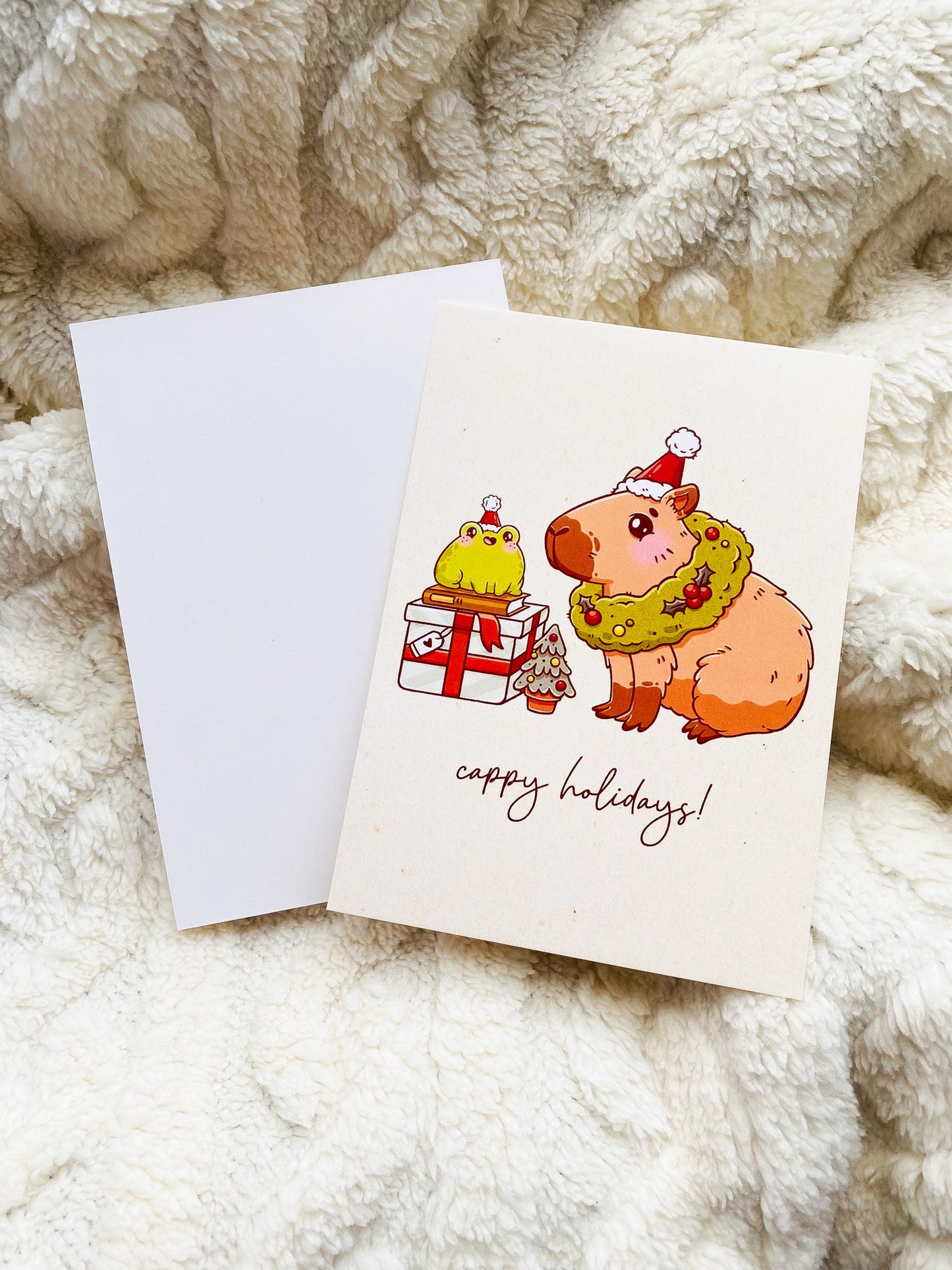 Cappy Holidays Christmas Greeting Card