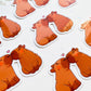 Capybaras in Love Sticker