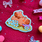 Sleepy Capybaras Sticker