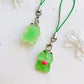 Froggy with Heart Phone Charm