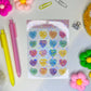 Valentine Candy Hearts Sticker Sheet