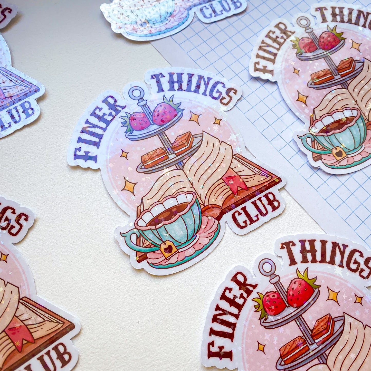 The Finer Things Club Sticker