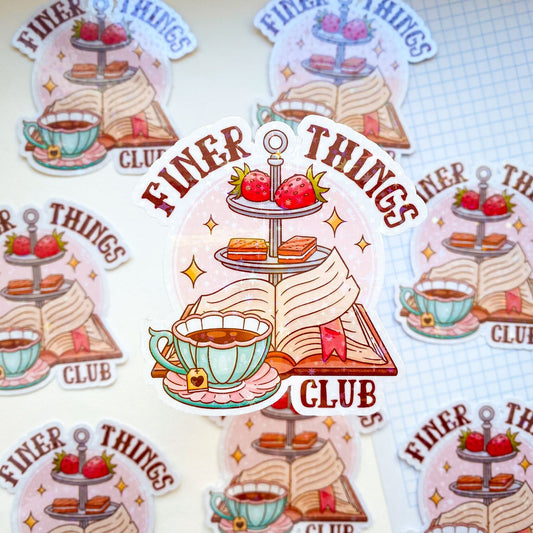 The Finer Things Club Sticker