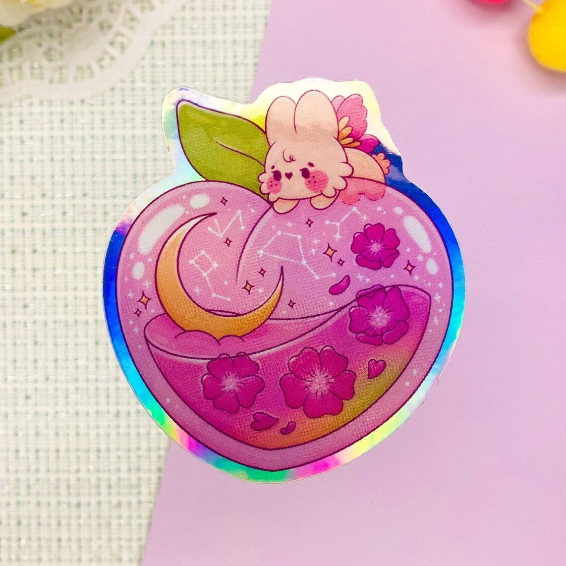 Magical Peach Sticker