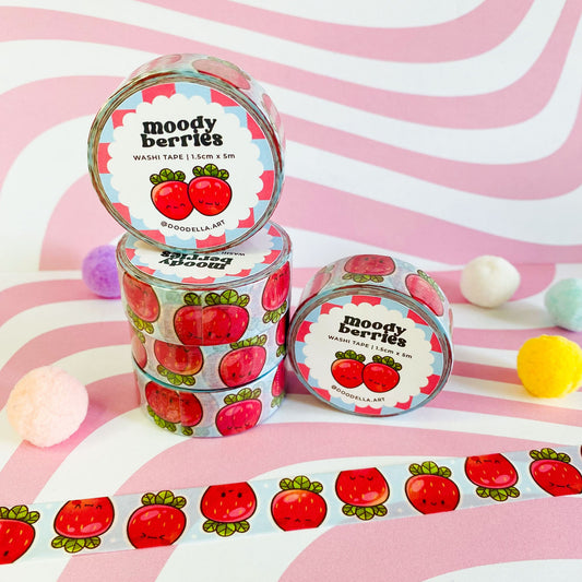 Moody Berries Washi Tape