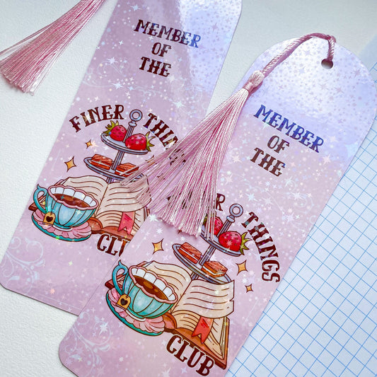 Finer Things Club Bookmark