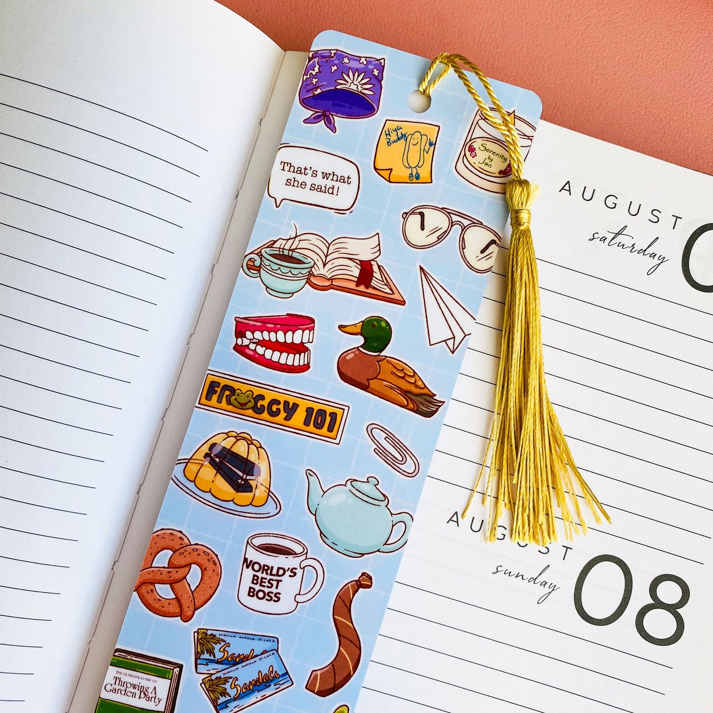 The Office TV Show Bookmark with Tassel