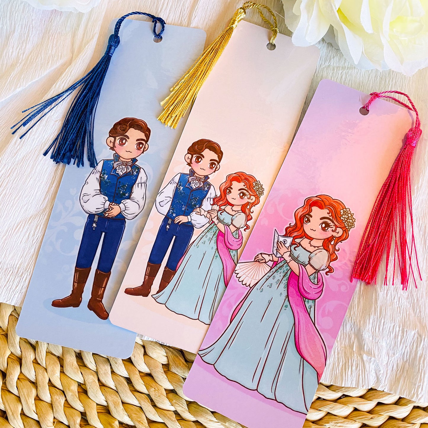 Bridgerton Colin and Penelope Bookmarks