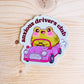 Anxious Drivers Club Frog Sticker