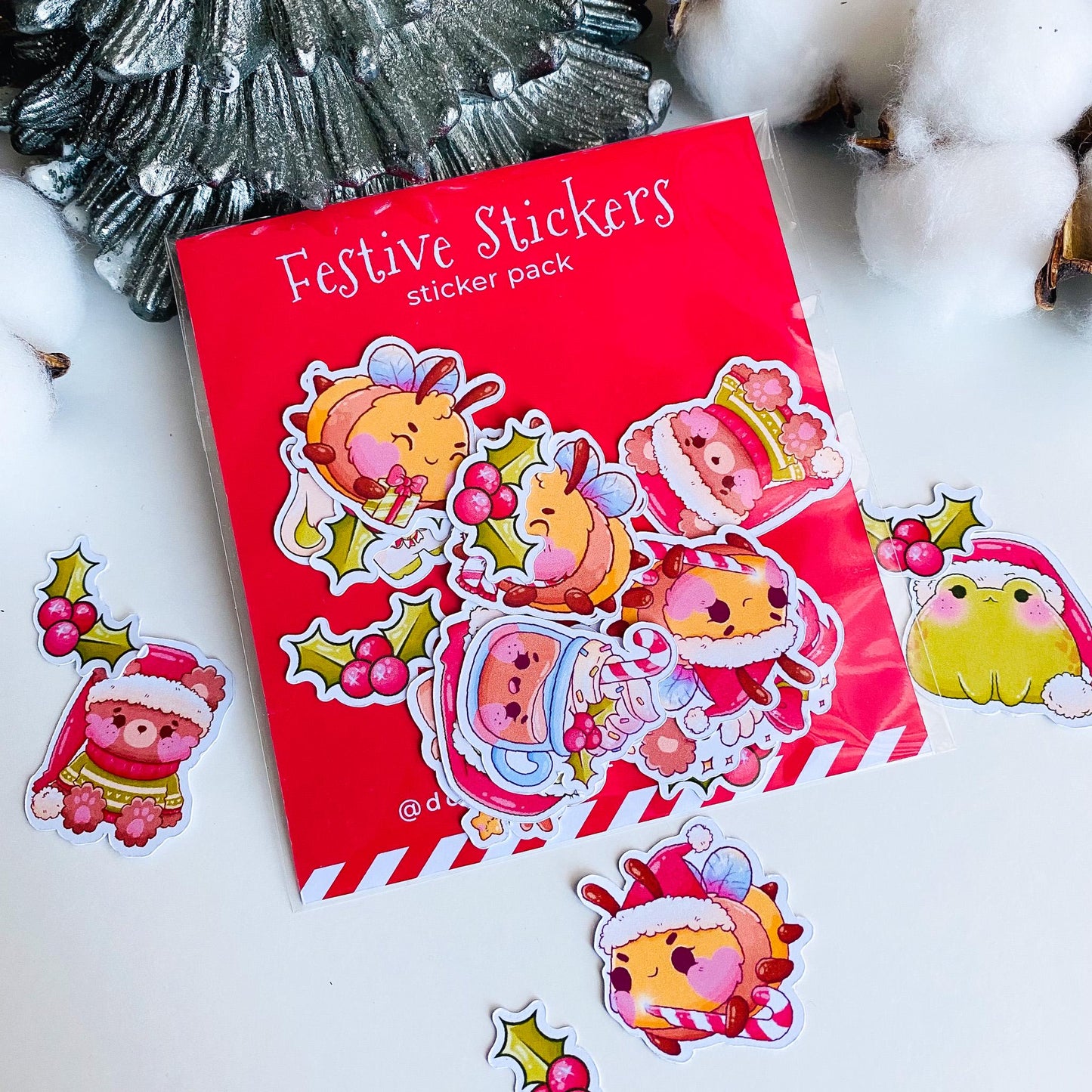 Christmas Characters Mini Die-Cut Sticker Pack