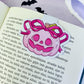 Pink Coquette Pumpkin Magnetic Bookmark