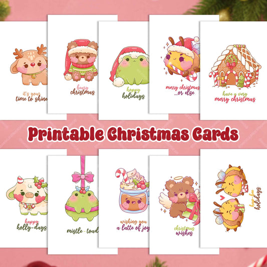 Printable Christmas Greeting Cards