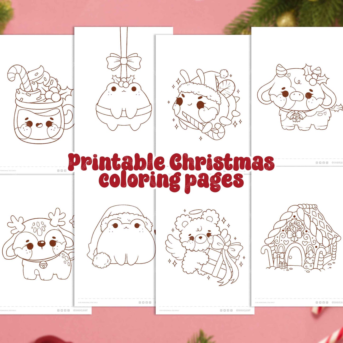 Printable Christmas Coloring Pages